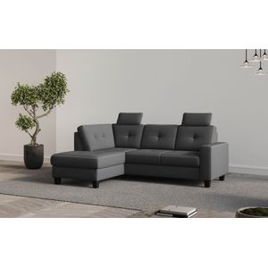 Places of Style Ecksofa "Varese", Kreuznaht in beige