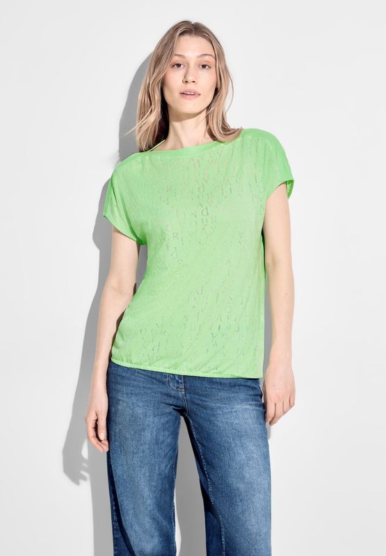 Cecil T-Shirt, mit U-Boot-Ausschnitt