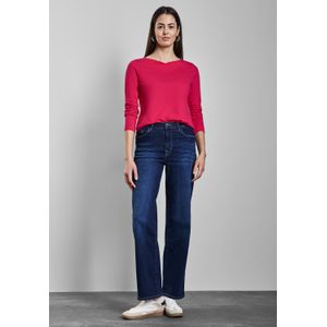STREET ONE Langarmshirt, aus reiner Baumwolle