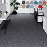 my home Teppichboden "Fortis, Schlinge, Made in Netherlands", rechteckig, 5 mm Höhe, meliert, Breite 400 cm, Wohnzimmer, strapazierfähig