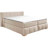 Guido Maria Kretschmer Home&Living Boxspringbett "Chelles", inkl. Topper, in XXL- Überlänge 220 cm, Unterbox mit feine Wölbung