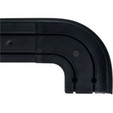 SN DECO GROUP Gardinenschiene "SH2", 2 läufig-läufig, Fixmaß, mit Blende 5 cm