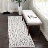 Carpet City Teppich "LOUNGE 9999", rechteckig, 15 mm Höhe, Kurzflor-Teppich Modern, Hoch-Tief-Struktur, Wohnzimmer, Schlafzimmer