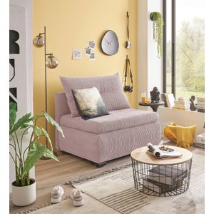 ED EXCITING DESIGN Schlafsofa "Charlie", Schlafsessel mit Bettkasten & 1 Rückenkissen