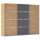 rauch Kleiderschrank "Schwebetürenschrank OTTO´s Choice Garderobe Schrank TOP ANGEBOT Avola", (in 3 verschiedenen Ausstattungen BASIC/CLASSIC/PREMIUM), mit eleganten Zierleisten in Chrom, Schwarz oder Weiß MADE IN GERMANY
