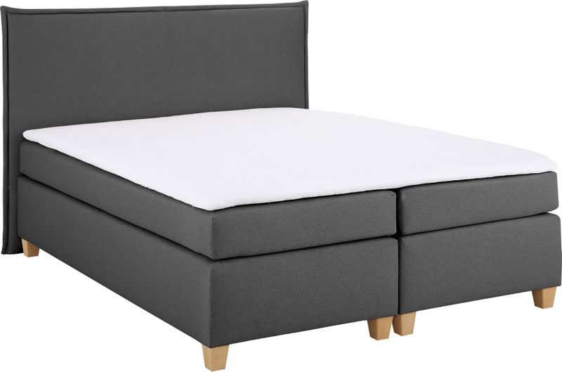 Home affaire Boxspringbett "Houssay", inkl. Topper, 5 Breiten, 2 Härtegraden auch in Überlänge 220 cm