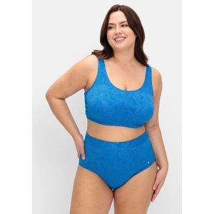 Sheego Bügel-Bikini-Top "Große Größen", mit Blumen-Struktur und Softcups