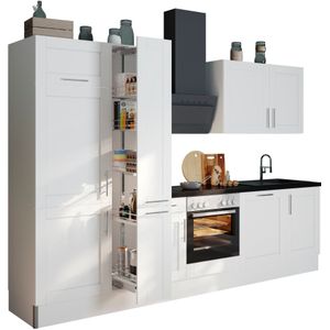 OPTIFIT Küche "Ahus", Breite 310 cm,wahlweise mit E-Geräten,MDF Fronten,Soft Close Funktion