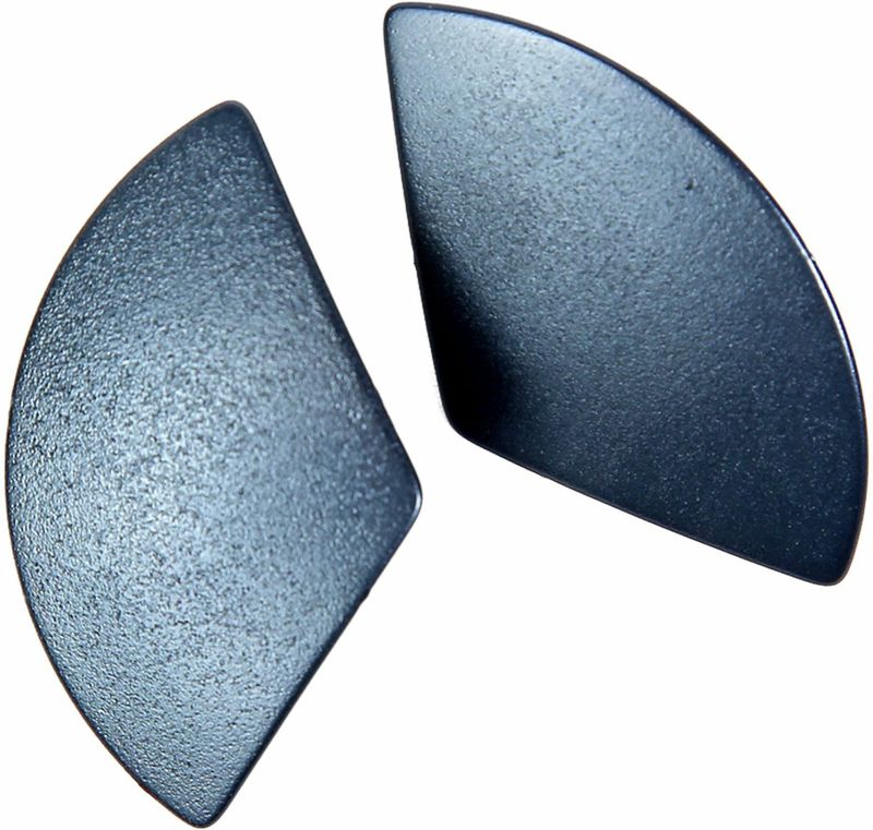DeMarie Paar Ohrstecker "eloxiertes Aluminium blau"