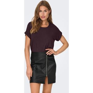 ONLY T-Shirt "ONLMOSTER S/S O-NECK TOP NOOS JRS", mit Aufschlag am Arm