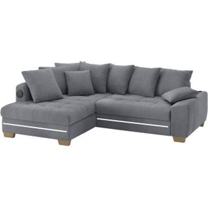 Mr. Couch Ecksofa "Nikita II, L-Form", RGB-LED, Bluetooth-Soundsystem, wahlweise mit Bett, Bettkasten