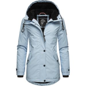Navahoo Regenjacke "Lindraa", mit Kapuze, stylische wasserdichte Outdoorjacke mit Teddyfell