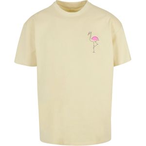Merchcode T-Shirt "Merchcode Herren Flamingo Heavy Oversize Tee", (1 tlg.)