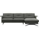 FLEXLUX Ecksofa "Glow, super bequem durch hochwertigem Sitzaufbau mit Federkern, L-Form", Modernes skandinavisches Design