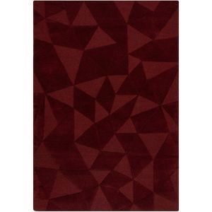 FLAIR RUGS Wollteppich "Shard", rechteckig, 10 mm Höhe, Geometrischer Teppich aus Scherbenwolle