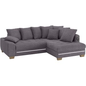 Mr. Couch Ecksofa "Nikita II, L-Form", RGB-LED, Bluetooth-Soundsystem, wahlweise mit Bett, Bettkasten