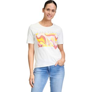 Betty Barclay Kurzarmshirt "Betty Barclay Basic Shirt mit Placement", (1 tlg.), Glitzersteine