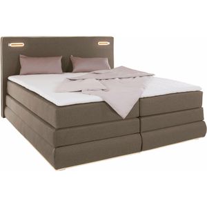 COLLECTION AB Boxspringbett "Ninoni", inkl. Bettkasten, Topper und wahlweise mit LED-Beleuchtung