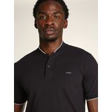 Calvin Klein Poloshirt "STRETCH PIQUE STAND COLLAR POLO", mit kontrastfarbenen Kanten