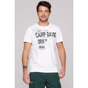 CAMP DAVID Rundhalsshirt, aus Baumwolle