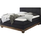 HASENA Boxspringbett "Boston", inkl. Topper, Massivholzrahmen aus Akazie