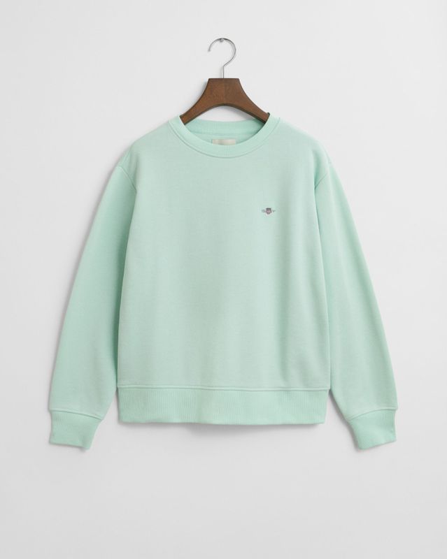 Gant Sweatshirt "SHIELD C-NECK SWEAT", Grafische GANT-Stickerei auf der Brust