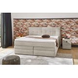 Jockenhöfer Gruppe Boxspringbett "Amy", mit Bettkasten und Kaltschaum-Topper, erhältlich in 140 & 180cm Breite
