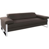 W.SCHILLIG 2-Sitzer "finn", German Design Award 2016, Fußgestell Chrom glänzend, Breite 230 cm