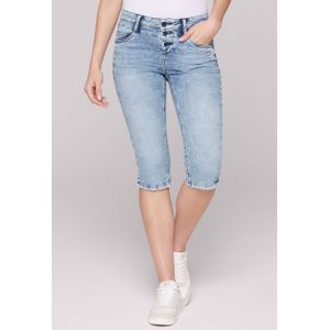 SOCCX Jeansshorts, mit Schlitz am Saum