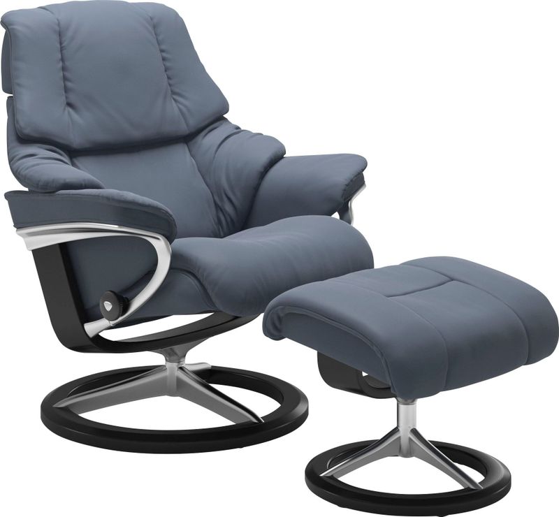Stressless Relaxsessel "Reno", mit Signature Base, Größe S, M & L, Gestell Schwarz