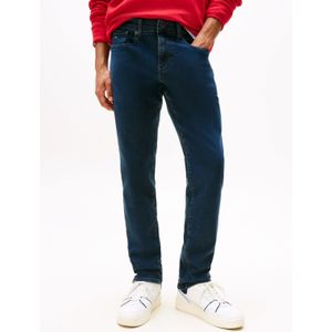Tommy Jeans Gerade Jeans "SCANTON SLIM BI0234", Mit Markenlabel aus Leder hinten