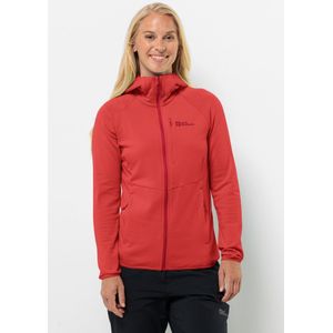 Jack Wolfskin Fleecejacke "KOLBENBERG HOODED FZ W", mit Kapuze