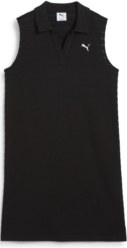 PUMA Sweatkleid "ESS ELEVATED Strukturiertes ärmelloses Relaxed Fit Kleid Damen"