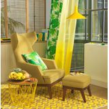 TOM TAILOR HOME Hocker "COZY", mit Kedernaht, Füße Buche natur