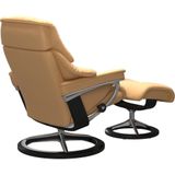Stressless Relaxsessel "Reno", mit Signature Base, Größe S, M & L, Gestell Schwarz