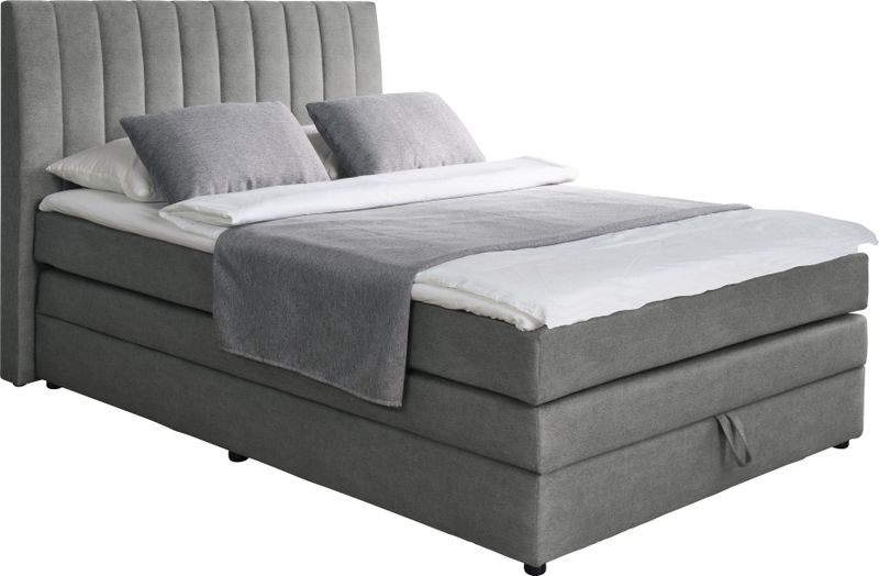 alina Boxspringbett "Marvin", inklusive Bettkasten und Topper, in diversen Ausführungen