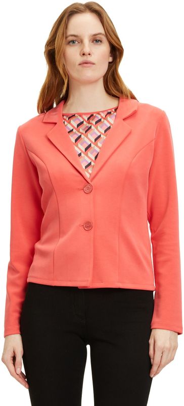 Betty Barclay Jackenblazer "Betty Barclay Jerseyjacke mit Knöpfen", Kragen