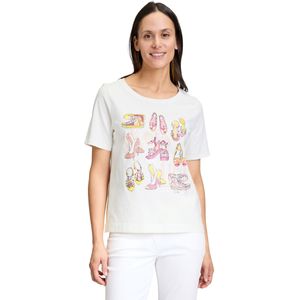 Betty Barclay Kurzarmshirt "Betty Barclay Basic Shirt mit Placement", (1 tlg.), Druck