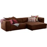 W.SCHILLIG Ecksofa "around-the-block, modern und elegant, bequem, L-Form", mit eleganter Biese, mit Federkern