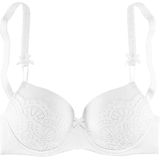 LASCANA Schalen-BH "Aurora", mit Bügel und zarter Spitze, Dessous
