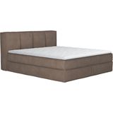 Home affaire Boxspringbett "Sacy", Boxbett inkl. Topper, 2 Matratzen, Härtegrade H2, H3 und H4 wählbar