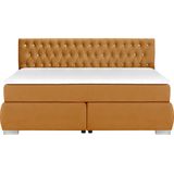 Leonique Boxspringbett "Rumba", Taschenfederkern-Matratze in Härtegrad 3, in 4 Breiten, incl. Topper