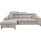 ED EXCITING DESIGN Ecksofa "Sydney L-Form", (2 St.), frei im Raum stellbar, mit Bettkasten, inkl. Kopfteilverstellung