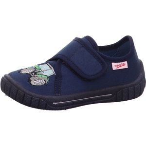 Superfit Hausschuh "Bill WMS: Mittel", Kindergarten Schuh im Jeans-Look, Größenschablone zum Download