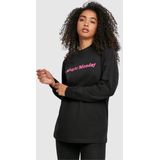 MisterTee Longsleeve "MisterTee Damen Ladies Magic Monday Slogan Longsleeve", (1 tlg.)