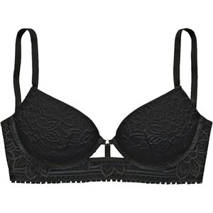 LASCANA Push-up-BH, mit Bügel aus floraler Jacquardspitze, sexy Dessous