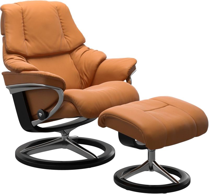 Stressless Relaxsessel "Reno", mit Signature Base, Größe S, M & L, Gestell Schwarz