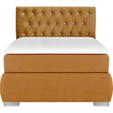 Leonique Boxspringbett "Rumba", Taschenfederkern-Matratze in Härtegrad 3, in 4 Breiten, incl. Topper