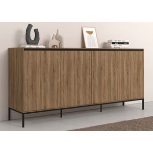 INOSIGN Sideboard "Bari", Kommode mit 4 Türen und 2 feste Einlegeböden, Breite 175 cm