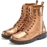 LASCANA Stiefelette, im angesagten Metallic-Look, Stiefel, Boots VEGAN